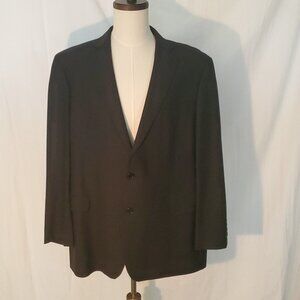 Brooks Brothers 346 Wool Blazer Men’s 48 R Black Sport Coat Classic 2 Button